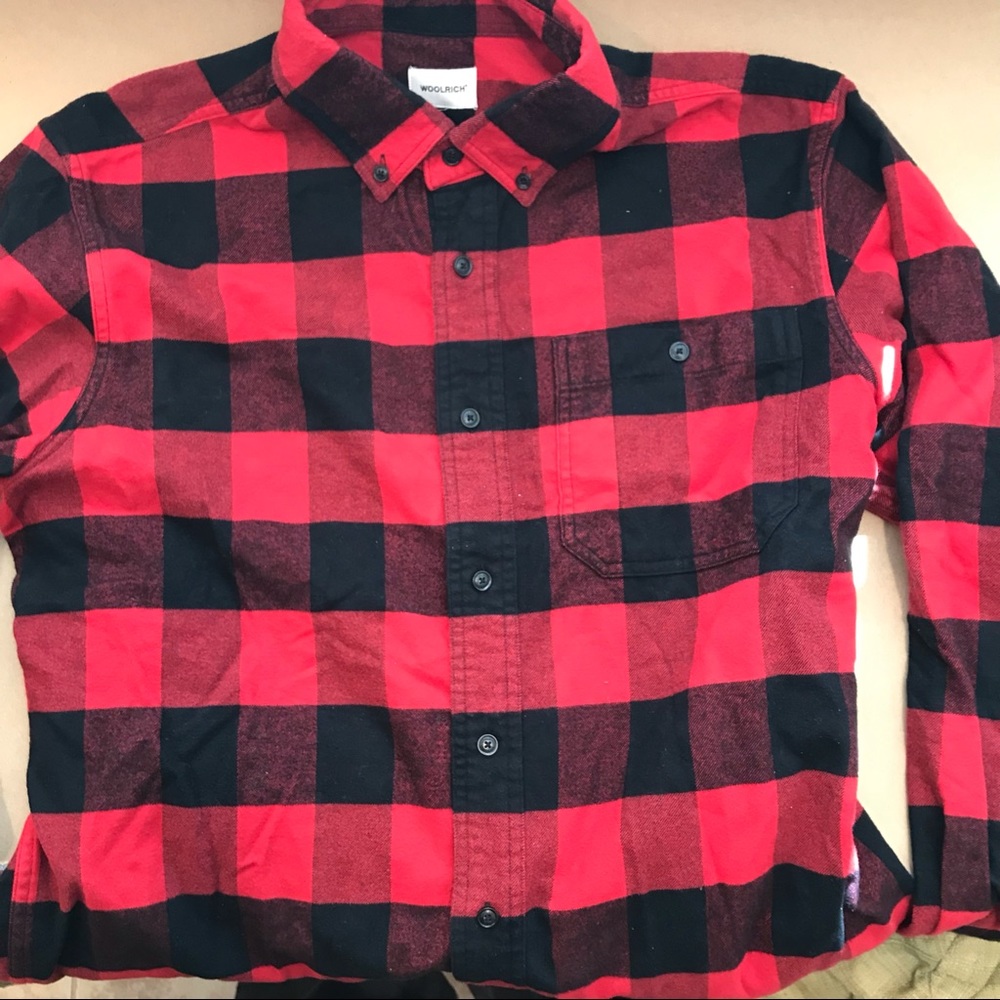 Woolrich Buffalo Flannel Shirt Alaskan Farmhouse Lumberjack long sleeve Shirt
